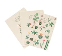 Grupo Erik Libretas A5 cactus - Pack Cuadernos A5 | 3 Cuadernos bonitos : Cuaderno punteado + Cuaderno hojas blancas + Cuaderno lineas (Tapas blandas, 64 págs cada uno)