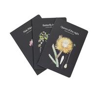 Grupo Erik Libretas A5 Flores Sleepless Garden - Pack de Cuadernos A5 mujer : 3 formatos Punteado + Hojas blancas + Lineas (Tapas Blandas, 64 págs cada uno)