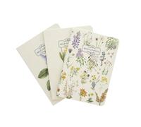 Grupo Erik Libretas A6 flores - Pack de Cuadernos A6 pequeños | 3 formatos distintos: punteado + hojas blancas + lineas, Papeleria bonita, Con Tapas blandas, 64 págs cada bloc de notas