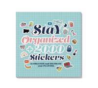 Grupo Erik Libro pegatinas Stay organized - Paquete pegatinas | más 2.000 stickers, Ideal como pegatinas agenda escolar, Pegatinas decorativas papeleria, Material escolar y papeleria