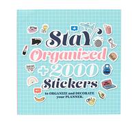 Grupo Erik Libro pegatinas Stay organized - Paquete pegatinas: más 2.000 stickers - Ideal como pegatinas agenda escolar 2024 2025, Pegatinas decorativas papeleria - Material escolar y papeleria