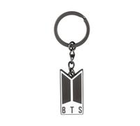 Grupo Erik Llavero BTS Oficial - Keychain Metálico para Llaves, Mochila o Bolso | Llaveros Originales, BTS Merch (3x9 cm)