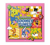 Grupo Erik Looney Tunes Calendario 2027 Pared - Almanaque 2027 30x30cm | Planificador Mensual, 12 Ilustraciones, Póster Incluido, Sobre Protector