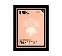 Grupo Erik Marco 30x40 Negro | Marco madera 30x40, Marcos de fotos pared, Decoracion hogar (Accesorios de montaje incluidos)