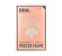 Grupo Erik Marco poster 61 x 91 5 cm Blanco - Marco Blanco | Marcos para cuadros - Decoracion hogar Apto para colgar posters de pared, laminas decorativas… (Accesorios de montaje incluidos)