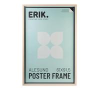 Grupo Erik Marco poster 61 x 91 5 cm marron haya - Marco madera | Marcos para cuadros - Decoracion hogar Apto posters de pared, laminas decorativas… (Accesorios de montaje incluidos)