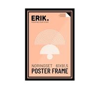 Grupo Erik Marco poster 61 x 91 5 cm Negro | Marco de fotos pared para pósters o láminas decorativas, De Madera, Decoracion hogar (Accesorios de montaje incluidos)