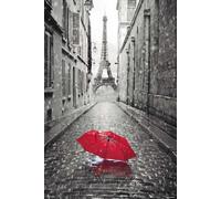 Grupo Erik Maxi Poster Paris Paraguas Rojo