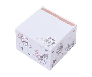 Grupo Erik Memo Block Disney Bonjour Marie - 400 hojas blancas para notas 10 x 7 x 5 cm - Papaleria y material escolar, licencia oficial