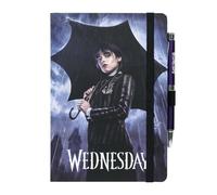 Grupo Erik Miercoles Addams Cuaderno A5 lineas con Boligrafo