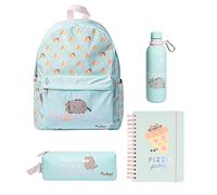 Erik - Set de papeleria Pusheen, Mochila, Estuche, Botella metálica y Cuaderno de Notas A5