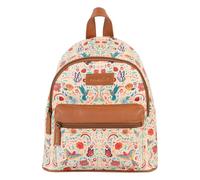 Grupo Erik Mochila Frida Kahlo Viva La Vida - Mochila mujer compartimentos - Mochila antirrobo mujer - Mochila mujer casual - Mochila pequeña mujer 13x26x29 cm