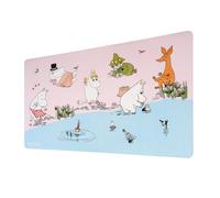 Erik Alfombrilla de ratón Moomin – Piel vegana impermeable y antideslizante (60×35 cm)