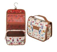 Neceser Colgante Frida Kahlo - Neceser Mujer Viaje con Compartimentos e Impermeable - niña Aseo Colegio Compartimentos - Organizador Maquillaje