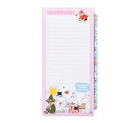 Grupo Erik Notas magnéticas Moomin - Blog de notas magnético con Lápiz para Lista compra nevera │ Con iman, 65 págs., 10 x 21 cm