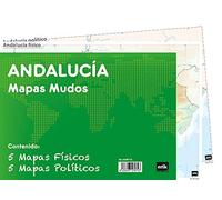 Grupo Erik - Pack 10 mapas mudos ES Andalucía (político, físico)