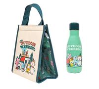 Grupo Erik Pack BT21 Bolsa Almuerzo Infantil + Botella Acero Inoxidable Térmica │ BT21 Merchandising - Botella Agua Niños