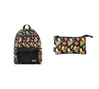 Grupo Erik Pack Mochila Escolar + Estuche The Simpsons | Mochila Instituto 48x36x13 cm y Estuche 3 Compartimentos, Vuelta al Cole, Regalo Fans