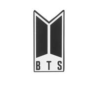 Grupo Erik Pin BTS Oficial - Broche Metálico Esmaltado para Ropa, Mochilas y Chaquetas | BTS Merch (1,9x4 cm)