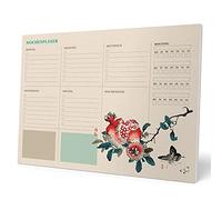 Grupo Erik Planificador semanal A4 Japanese - Aleman, Weekly planner | Planner Sin Fecha, Organizador semanal escritorio, 54 págs. con Alto Gramaje