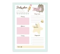 Planificador semanal A5 Pusheen Foodie - Weekly planner : Planner Sin Fecha - Organizador semanal escritorio [54 págs. con Alto Gramaje] | Papelería Kawaii