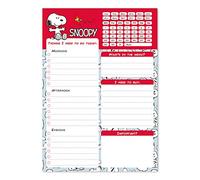 Grupo Erik Planificador semanal A5 Snoopy Rebel - Weekly planner : Planner Sin Fecha - Organizador semanal escritorio [54 págs. con Alto Gramaje]