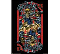 Grupo Erik Poster Anthrax, Evil kings - Laminas decorativas 61x91,5cm a todo color | Posters para pared ideal decoración habitación