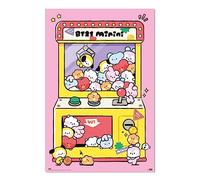 Grupo Erik Póster BT21 Arcade Machine - Lamina decorativa BT21 / Póster máquina Arcade - Decoración gaming habitación, Producto con licencia oficial