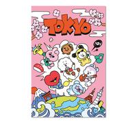 Grupo Erik Poster BT21 - Posters Decorativos intanfiles; 61x91,5 cm a todo color (decoracion pared) | Laminas Decorativas; ideal Decoración Habitación