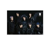 Grupo Erik Póster BTS Black Wings - Lamina decorativa BTS/Póster BTS Alas negras - BTS merchandising, licencia oficial
