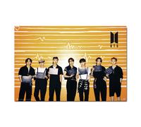 Grupo erik póster bts police dept - lamina decorativa bts police dept