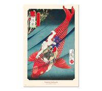 Grupo Erik Poster Carpa - Laminas decorativas 61x91,5cm a todo color, Arte Japones | Posters para pared ideal decoración habitación