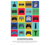 Grupo Erik Poster Controllers - Poster Gaming - Laminas Decorativas 61x91,5cm a Todo Color | Posters para Pared Ideal decoración habitación