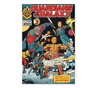 Grupo Erik Póster de Guardianes de la Galaxia Vol 3 de Marvel Explode Into The Next Galactic Adventure - 91 x 61,5 cm - Se envía enrollado - Póster de arte - Póster artístico - Póster de pared