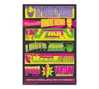 Grupo Erik Póster de Lucha Libre de Marvel (91,5 x 61 cm), diseño de Lucha Libre