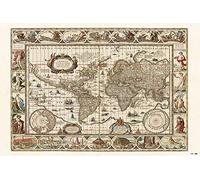 Grupo Erik - Póster de mapa del mundo antiguo