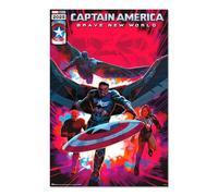 Grupo Erik Póster de Marvel - Capitán América Brave New World Comic - 91,5 x 61 cm - Se envía enrollado - Pósteres geniales, pósteres artísticos, pósteres de pared, pósteres e impresiones