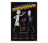 Grupo Erik Póster de Rick y Morty Interdimensional Showdown - 35.8 x 24.2 pulgadas / 91 x 61.5 cm - Se envía enrollado - Pósteres geniales - Póster artístico - Pósteres e impresiones - Pósteres de