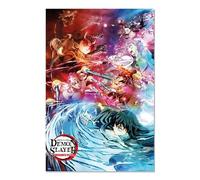 Grupo Erik Poster Demon Slayer - Laminas decorativas 61x91,5 cm | a todo color, Posters para pared ideal decoración habitación, Merchandising OFICIAL