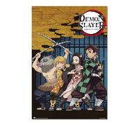 Grupo Erik Poster Demon Slayer La casa de los tambores - Poster Anime - Lamina decorativa a todo color Laminas decorativas pared ideal decoracion pared - Posters para pared Decoracion habitacion