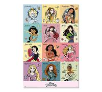 Grupo Erik Poster Disney Princesas - Poster Princesas Disney - Laminas decorativas 61x91,5cm a todo color | Posters para pared ideal decoración habitación