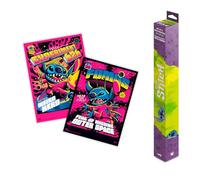 Grupo Erik Poster Disney Stitch, 2 Posters para pared - Stitch regalos, Laminas decorativas, Cosas de Stitch - Decoración cumpleaños Stitch : Posters decorativos (38x52 cm)