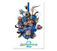 Grupo Erik Poster Disney Zootropolis 2 - Poster Decorativos; 61x91,5 cm a todo color | Lamina Decorativa para Decoración de Pared; Ideal para Decoración de Habitación
