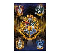 Erik Editores Harry Potter Escudos Hogwarts Poster 91.5x61 Cm