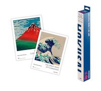 Grupo Erik Poster Hokusai, 2 Posters para pared Kanagawa y Monte Fuji | Laminas decorativas, japones regalo Decoración, Posters decorativos (38x52 cm)