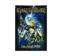 Grupo Erik Banderola decorativa Iron Maiden - Póster tela Iron Maiden 70x100 cm - Póster para enrollar - Póster Iron Maiden │ Cuadro enrollable de tela - Decoracion pared Iron Maiden