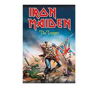 Grupo Erik Poster Iron Maiden The Trooper - Laminas decorativas 61x91,5cm a todo color | Posters para pared ideal decoración habitación