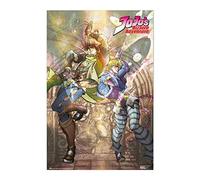 Grupo Erik Póster Jojos Bizarre adventure Joseph Joestar & Caesar zeppeli - Lamina decorativa/Póster Producto con licencia oficial