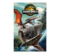 Grupo Erik Poster Jurassic World Rebirth - Laminas decorativas 61x91,5cm a todo color | Posters para pared ideal decoración habitación