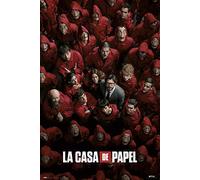 Grupo Erik Poster La Casa de Papel guerra - Laminas decorativas 61x91,5cm a todo color | Posters para pared ideal decoración habitación